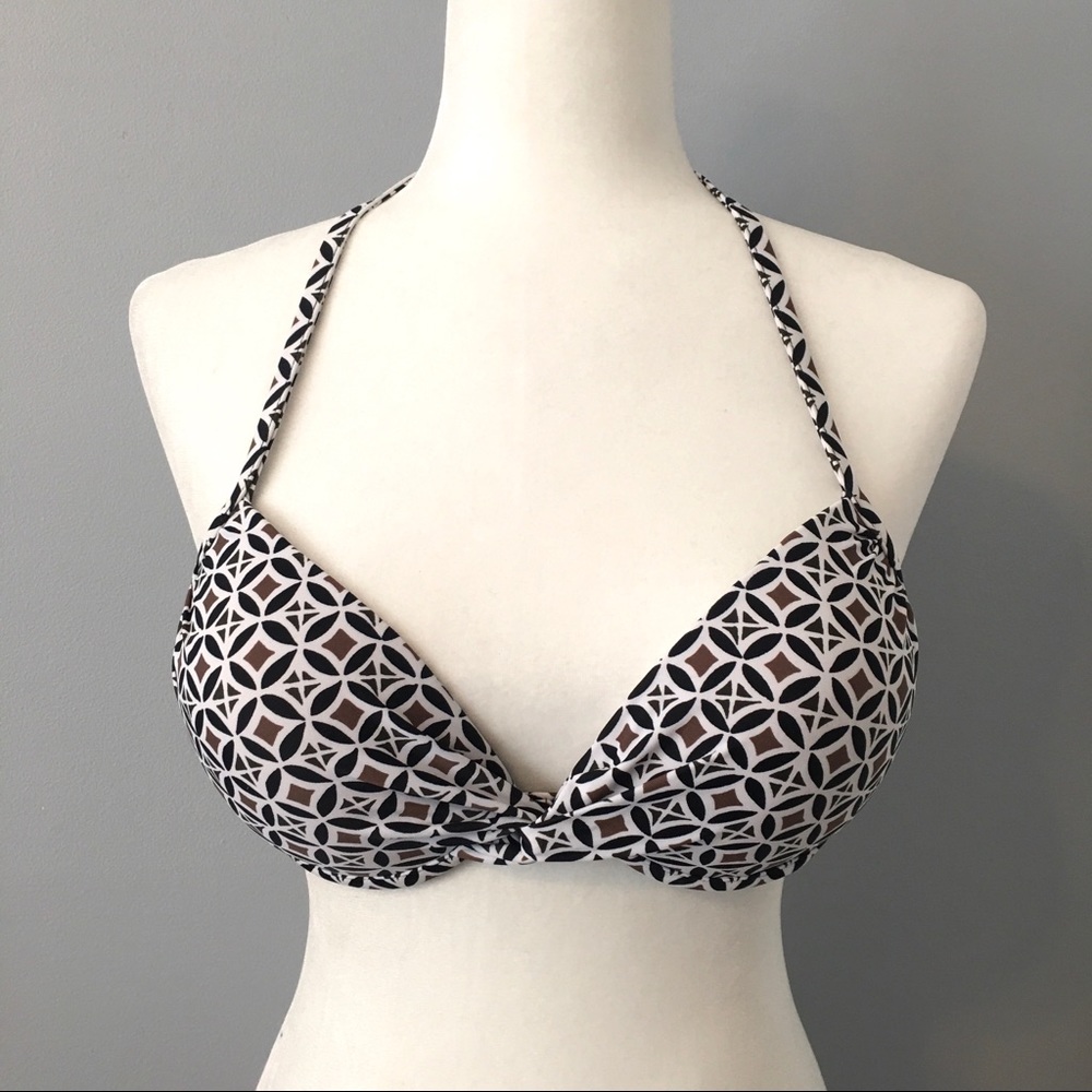 STYLUS Bikini Top Push-up Halter Style Medium